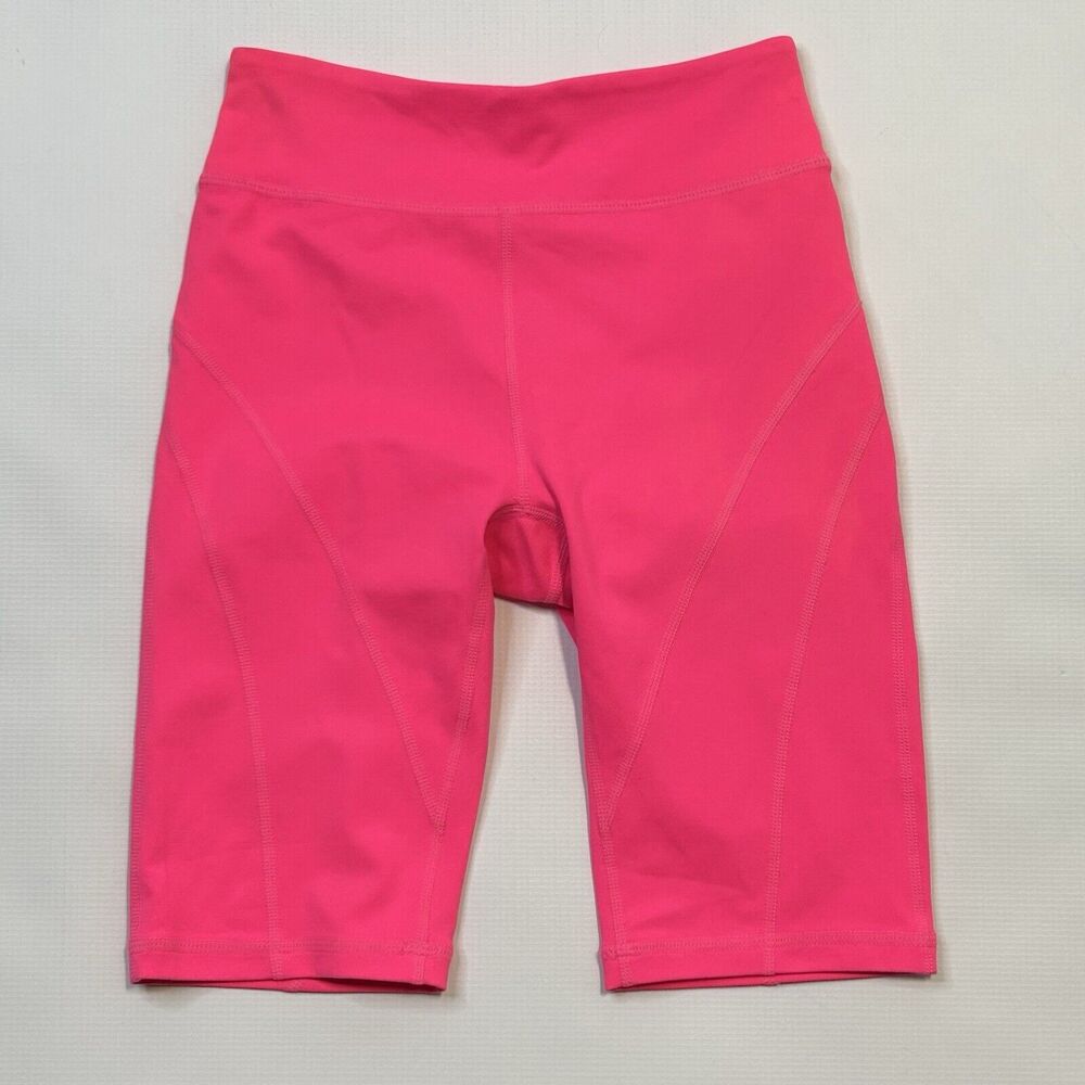 Free People Movement Biker Baby Shorts Size XS Tropical Pink Stretch - Picture 3 of 11